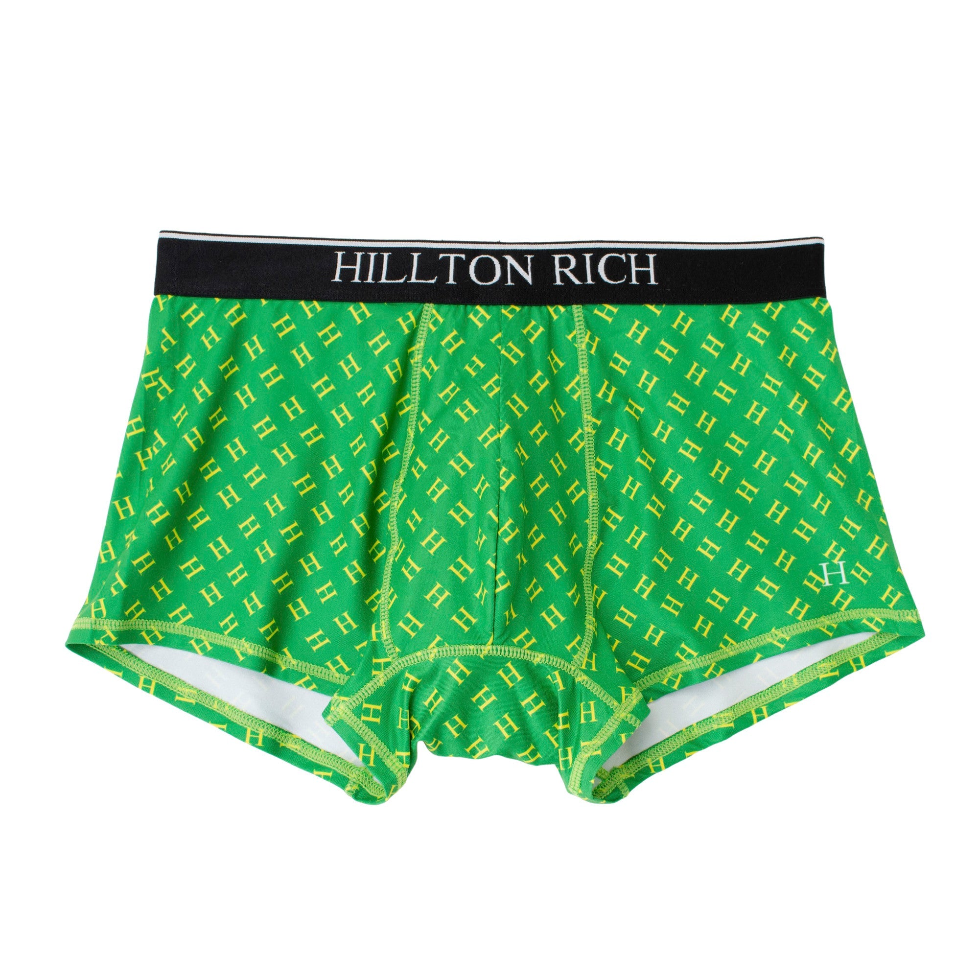 H LOGO BASICボクサー BRAZILIAN GREEN ブラジリアングリーン HILLTON