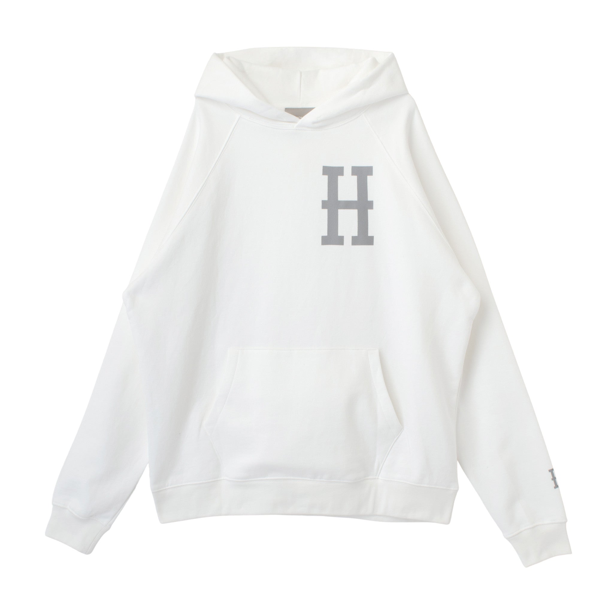 HILLTON RICH Reflectionバックcolorロゴパーカー ７周年モデル WHITE