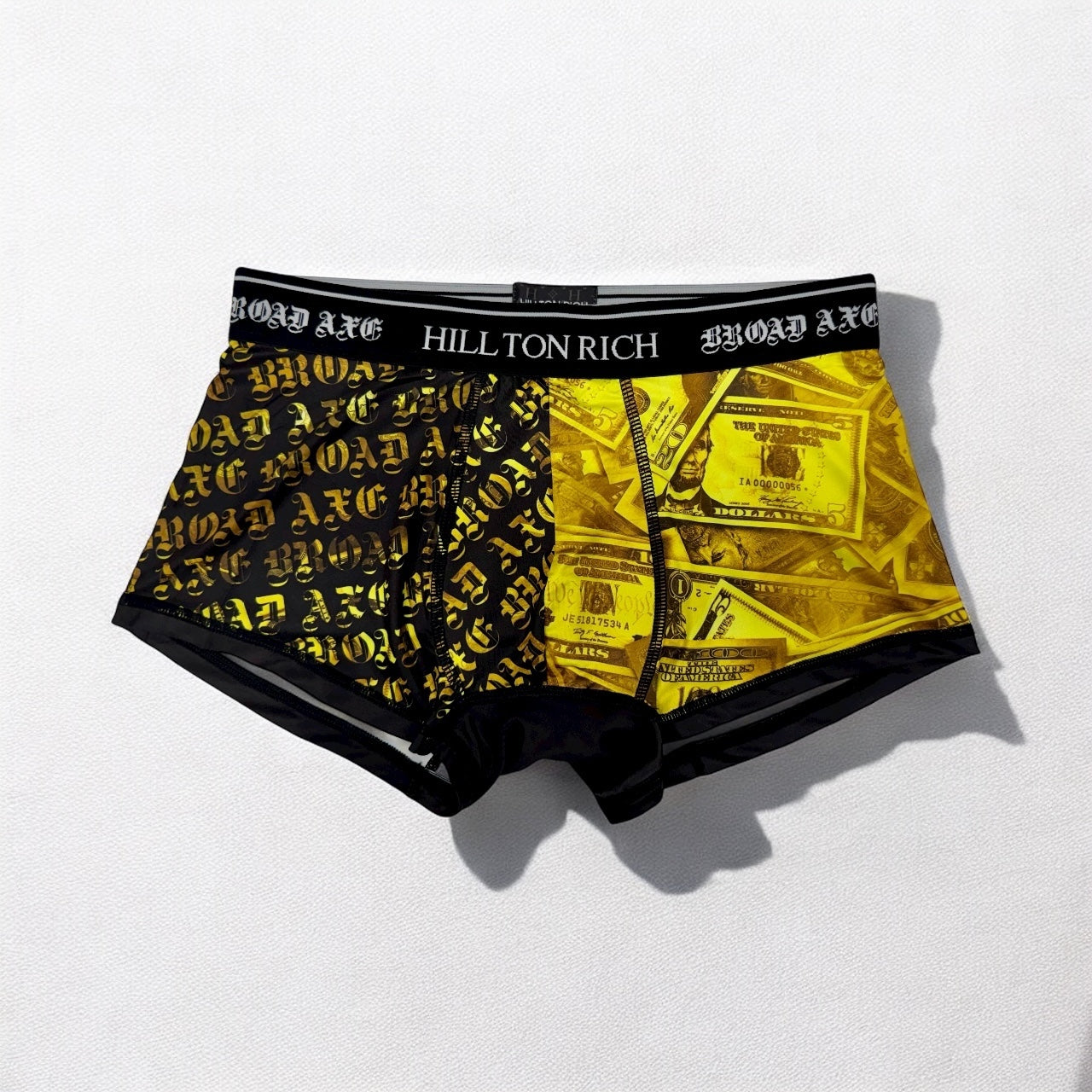 Dollar HILLTON RICH × BROAD AXE Wネーム ボクサーパンツ / アンダー